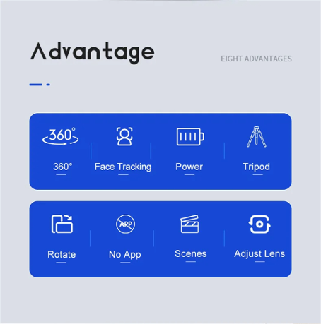 TrackPod 360 - AI Face Tracking Stand