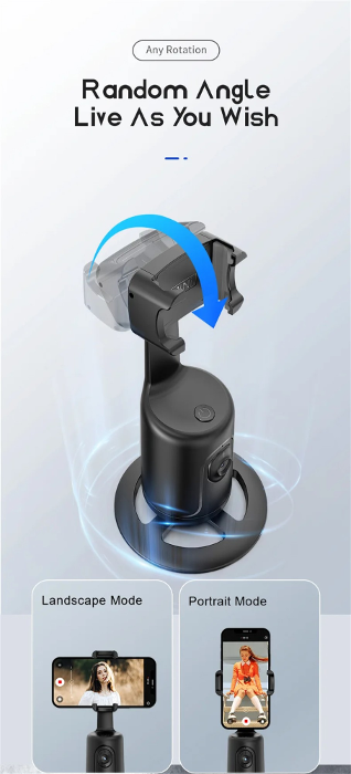 TrackPod 360 - AI Face Tracking Stand